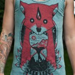 screen printing fox